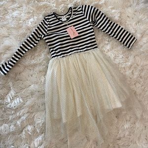 Mia belle girls striped dress